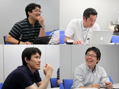 事前の打ち合わせで熱く語る発表者 事前の打ち合わせで熱く語る発表者