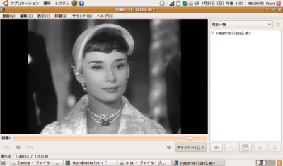 図6 NetWalkerで再生しているところ(注:写真はハメコミ合成です) 図6 NetWalkerで再生しているところ(注:写真はハメコミ合成です)