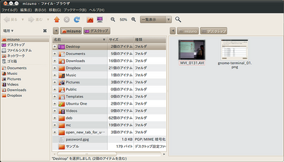 図2　F3キーを押して2ペイン表示にしてみた。フォルダの内容を比較しながら作業する場合などに便利だ