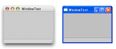 MacintoshとWindowsのシステムクローム