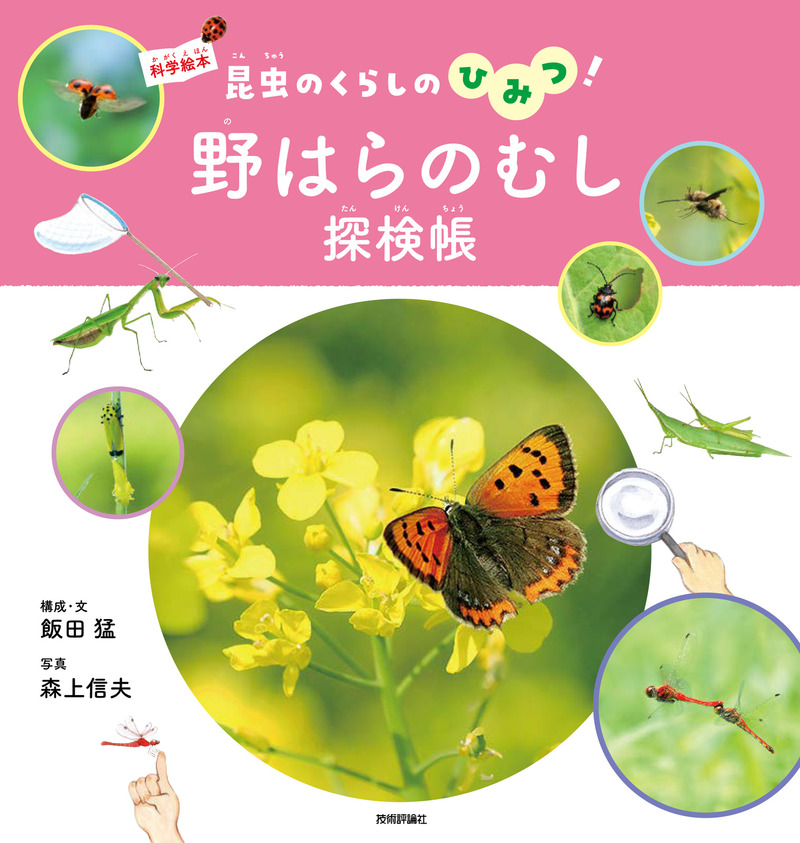 「野はらのむし探検帳」のカバー画像