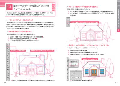 図1 ラフスケッチをスキャンしてトレース図を作る 図1 ラフスケッチをスキャンしてトレース図を作る