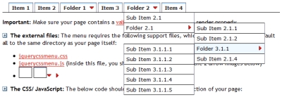 jQuery Multi Level CSS Menu jQuery Multi Level CSS Menu