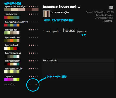 図2　検索結果，さまざまなテーマが表示される。そのため，検索も工夫が必要になる