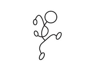 図2 走る前の予備動作 図2 走る前の予備動作