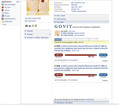 Govit.comのFacebook用アプリ。 Govit.comのFacebook用アプリ。