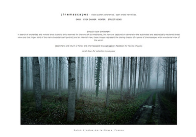 図7　Googleストリートビュー上の美しい写真を集めた，Aaron Hobsonによるコレクション