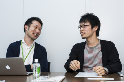 並河祐貴氏(右)と有馬慶氏 並河祐貴氏(右)と有馬慶氏