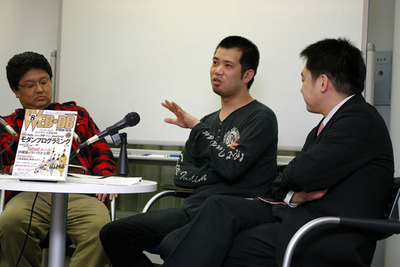 左から，羽生さん，橋本さん，栗原さん