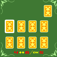 画面2 場に8枚のカードを並べる。