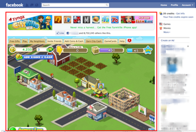 図1 CityVille 図1 CityVille