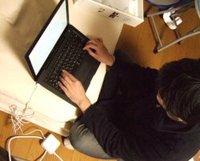 図1 MacBookが届いた直後の様子 図1 MacBookが届いた直後の様子