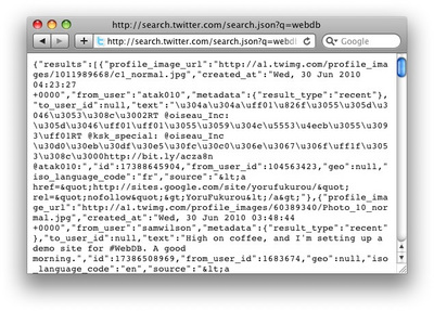 図4 WebブラウザによるWeb APIの検証 図4 WebブラウザによるWeb APIの検証