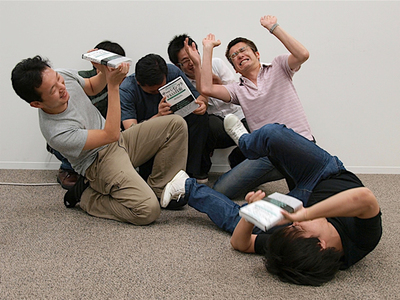 執筆者の記念撮影