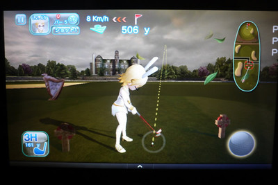 写真4 Kindle Fireで表示したゲームロフト社の『Let's Golf !3』 写真4 Kindle Fireで表示したゲームロフト社の『Let's Golf !3』