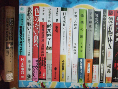 図3　リアルな本棚なので，リアルな本を並べてみました。左端にリアルな本を並べてみました。