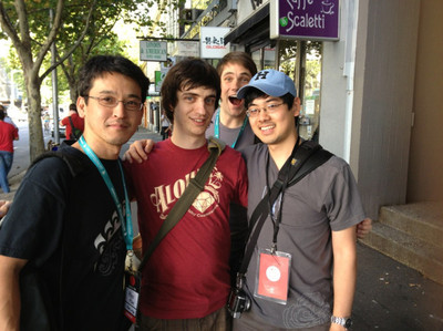 Hiro Asari(浅里さん),Konstantin Haase,Terence Lee 画像