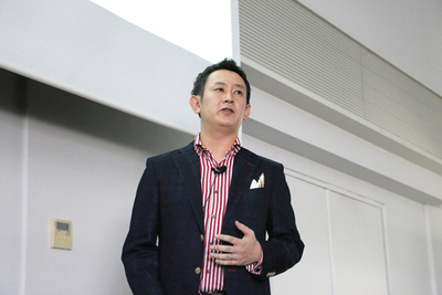 corabbitの狙い,強みについて説明した高畑哲平氏 corabbitの狙い,強みについて説明した高畑哲平氏