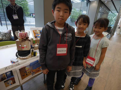 「ママロボ ハートちゃん」と3人兄妹のチーム 「ママロボ ハートちゃん」と3人兄妹のチーム