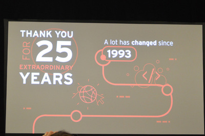 1993年の創業から今年で25周年を迎えたRed Hat。26年目からはIBMの一ユニットとして新しい歴史を刻むことになる 1993年の創業から今年で25周年を迎えたRed Hat。26年目からはIBMの一ユニットとして新しい歴史を刻むことになる