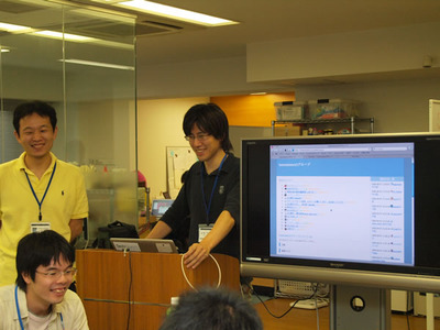 写真3 id:ninjinkun氏による開発環境指南 写真3 id:ninjinkun氏による開発環境指南
