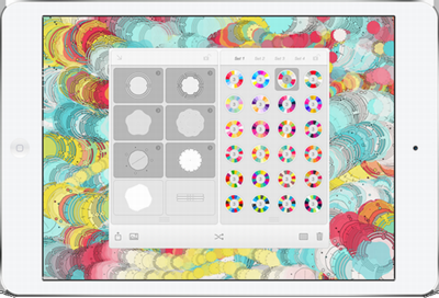 抽象的で美しい壁紙を作成することができるFabrikaも,Creative SDKを用いて開発されている 抽象的で美しい壁紙を作成することができるFabrikaも,Creative SDKを用いて開発されている