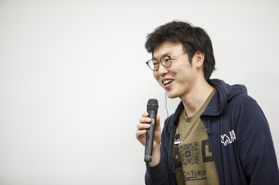 飛び入り参加のkfly8さん。耳にはインカムをつけてイベントも運営中(笑) 飛び入り参加のkfly8さん。耳にはインカムをつけてイベントも運営中(笑)