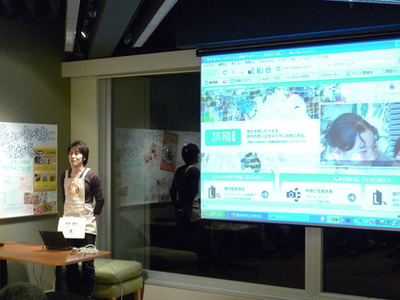 リクルート メディアテクノロジーラボチームのプレゼンテーションを担当した寺井周平氏。 リクルート メディアテクノロジーラボチームのプレゼンテーションを担当した寺井周平氏。