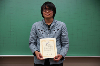 OSS奨励賞 青田直大さん OSS奨励賞 青田直大さん