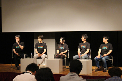 パネルディスカッションに登壇した皆さん。右から株式会社つみき 鈴木 貴幸氏,株式会社イデアラボ 澤井 大樹氏,DATUM STUDIO株式会社/PyLadies Tokyo 真嘉比 愛氏, 株式会社リクルートライフスタイル 原田 博植氏,株式会社オプトホールディング 中林 紀彦氏(モデレーター) パネルディスカッションに登壇した皆さん。右から株式会社つみき 鈴木 貴幸氏,株式会社イデアラボ 澤井 大樹氏,DATUM STUDIO株式会社/PyLadies Tokyo 真嘉比 愛氏, 株式会社リクルートライフスタイル 原田 博植氏,株式会社オプトホールディング 中林 紀彦氏(モデレーター)