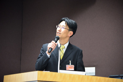 挨拶を行うスパークスシステムズ ジャパン 河野岳史氏 挨拶を行うスパークスシステムズ ジャパン 河野岳史氏