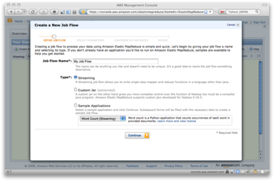 図1　Amazon Elastic MapReduce