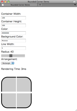 図1 Closure Libraryに含まれる,画像を使わずに角丸を実現するImagelessRoundedCorner 図1 Closure Libraryに含まれる,画像を使わずに角丸を実現するImagelessRoundedCorner