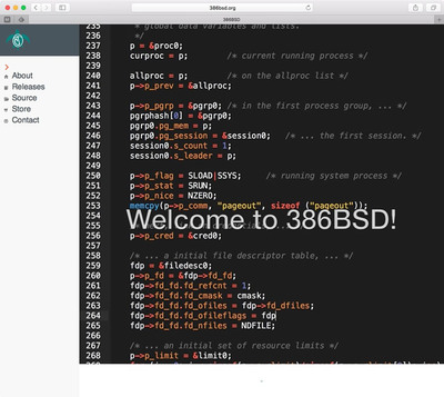 図 Welcome to 386BSD! 図 Welcome to 386BSD!
