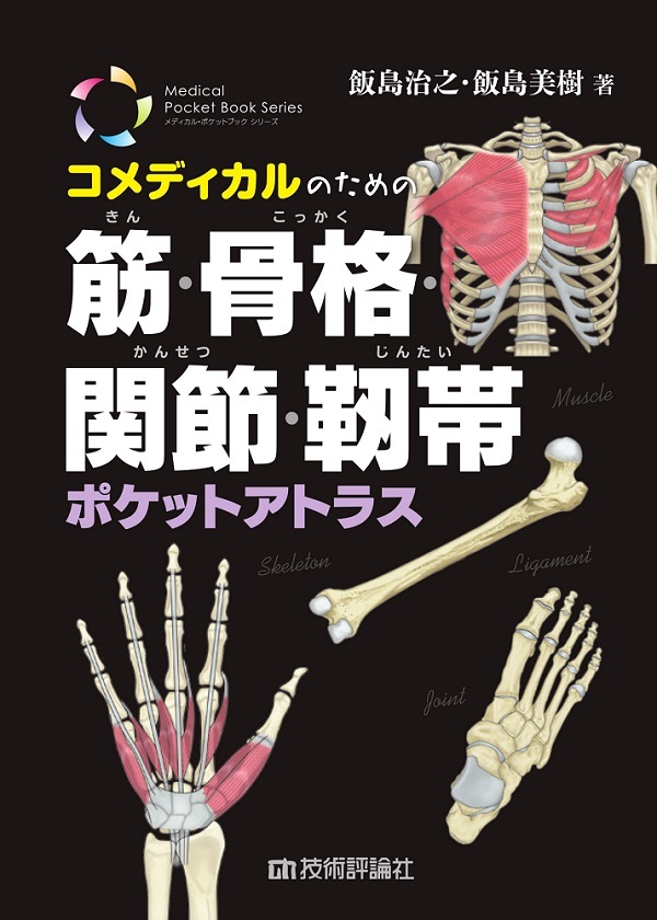 「コメディカルのための 筋・骨格・関節・靱帯ポケットアトラス」のカバー画像