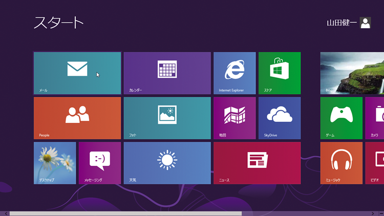 Windows 8のスタート画面