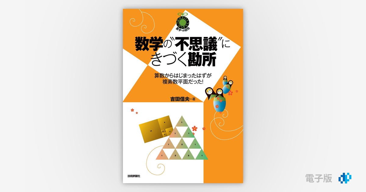 数学の“不思議”にきづく勘所 ～算数からはじまったはずが複素数